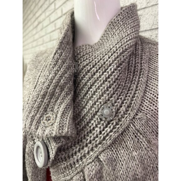 Springfield Women Gray Alpaca / Wool Blend Long Sleeve Sweater Size L - Picture 7 of 12